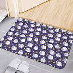 Star And Sheep Pattern Print Indoor Door Mat
