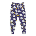 Star And Sheep Pattern Print Jogger Pants
