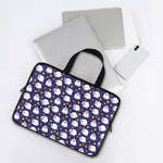 Star And Sheep Pattern Print Laptop Sleeve With Handle