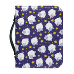 Star And Sheep Pattern Print Leather Bible Cover