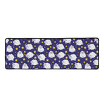 Star And Sheep Pattern Print Long Kitchen Mat