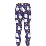 Star And Sheep Pattern Print Men's leggings