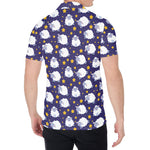 Star And Sheep Pattern Print Men's Shirt