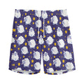 Star And Sheep Pattern Print Men's Athletic Shorts