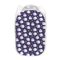 Star And Sheep Pattern Print Mesh Laundry Hamper