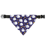 Star And Sheep Pattern Print Over The Collar Dog Bandana