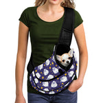 Star And Sheep Pattern Print Pet Sling Carrier