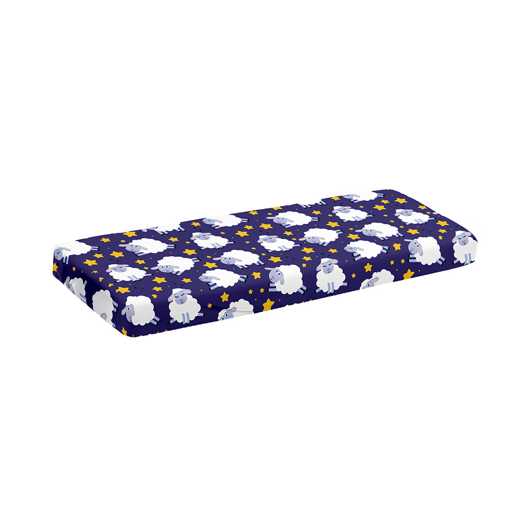 Star And Sheep Pattern Print Piano Keyboard Cover
