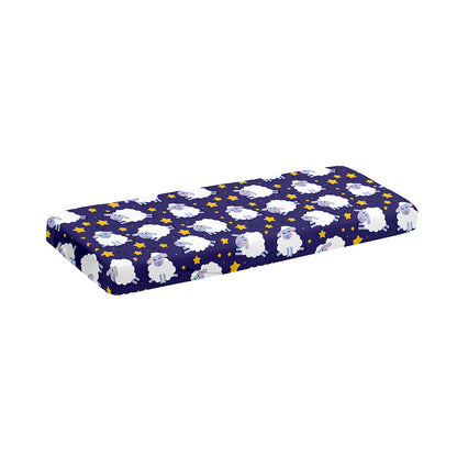 Star And Sheep Pattern Print Piano Keyboard Cover