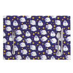 Star And Sheep Pattern Print Placemat
