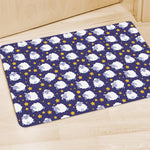 Star And Sheep Pattern Print Polyester Doormat