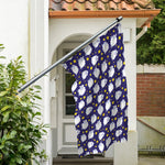 Star And Sheep Pattern Print Polyester Flag
