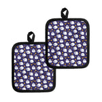 Star And Sheep Pattern Print Pot Holders