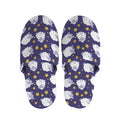 Star And Sheep Pattern Print Slippers