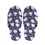 Star And Sheep Pattern Print Slippers