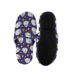 Star And Sheep Pattern Print Slippers