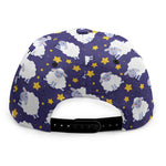 Star And Sheep Pattern Print Snapback Cap