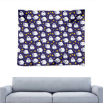 Star And Sheep Pattern Print Tapestry