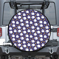 Star And Sheep Pattern Print Tire Cover