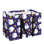 Star And Sheep Pattern Print Utility Tote Bag