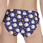 Star And Sheep Pattern Print Women's Panties