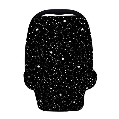 Star Constellations Pattern Print Baby Seat Cover