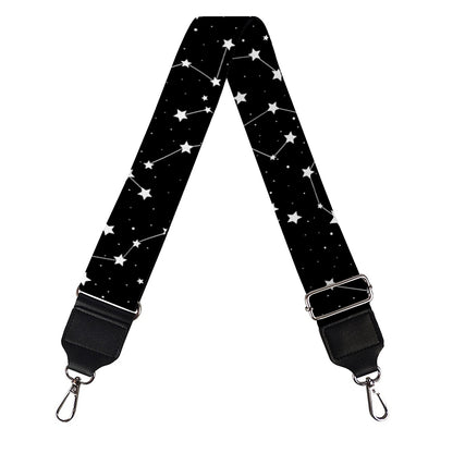 Star Constellations Pattern Print Bag Strap
