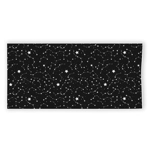 Star Constellations Pattern Print Beach Towel