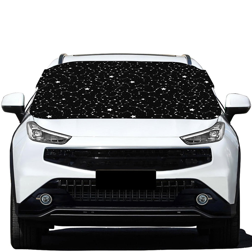 Star Constellations Pattern Print Car Windshield Snow Cover