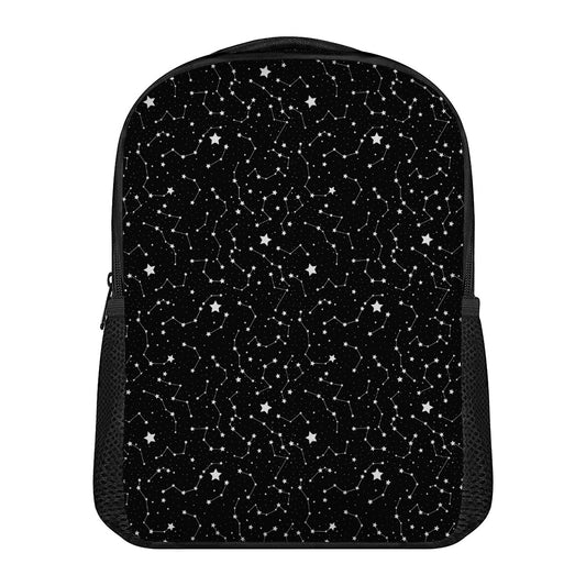 Star Constellations Pattern Print Casual Backpack