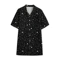 Star Constellations Pattern Print Cotton Hawaiian Shirt