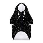 Star Constellations Pattern Print Dog Zip Up Hoodie