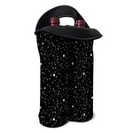 Star Constellations Pattern Print Double Neoprene Wine Tote