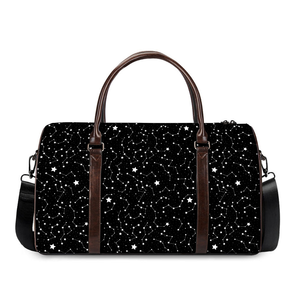 Star Constellations Pattern Print Duffle Bag
