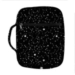 Star Constellations Pattern Print Front Pocket Bible Bag