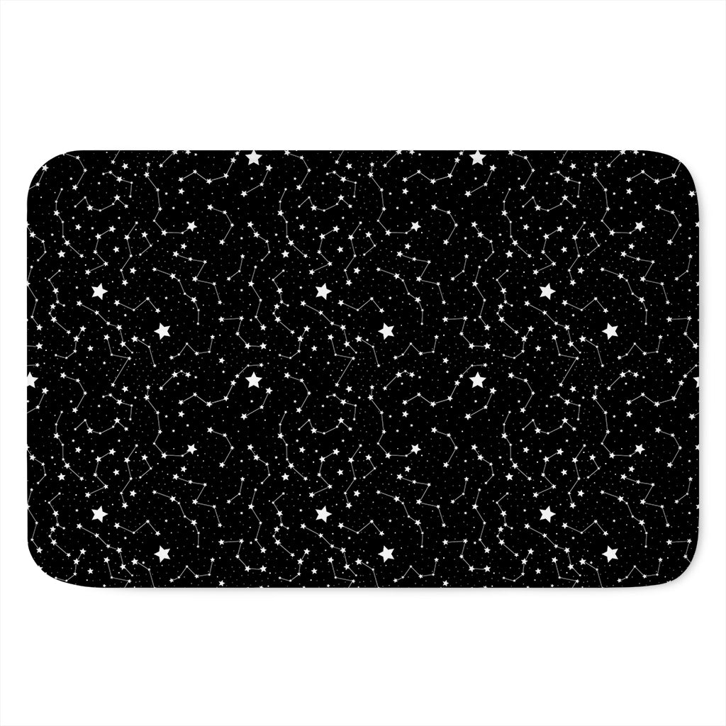 Star Constellations Pattern Print Indoor Door Mat
