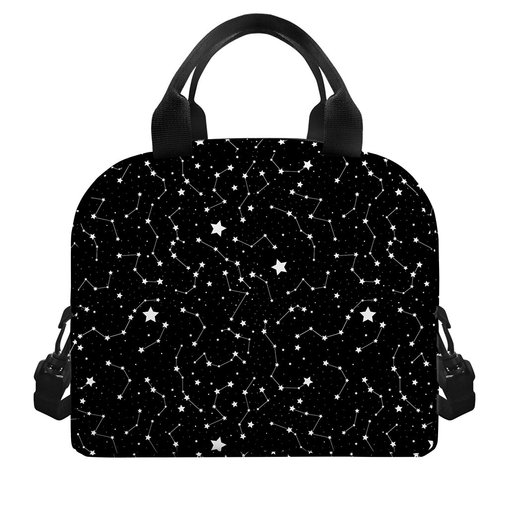 Star Constellations Pattern Print Insulated Lunch Bag
