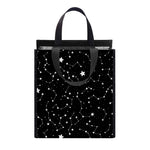 Star Constellations Pattern Print Insulated Lunch Tote