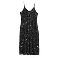 Star Constellations Pattern Print Jersey Midi Cami Dress