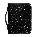 Star Constellations Pattern Print Leather Bible Cover