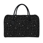 Star Constellations Pattern Print Leather Duffle Bag