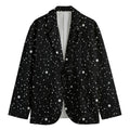 Star Constellations Pattern Print Men's Blazer