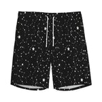 Star Constellations Pattern Print Men's Sports Shorts