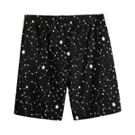 Star Constellations Pattern Print Men's Sports Shorts