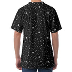Star Constellations Pattern Print Men's Velvet T-Shirt