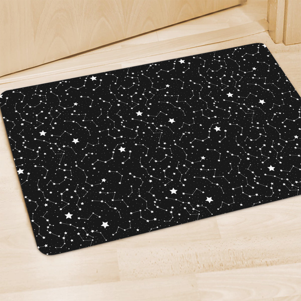 Star Constellations Pattern Print Polyester Doormat