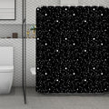 Star Constellations Pattern Print Polyester Shower Curtain
