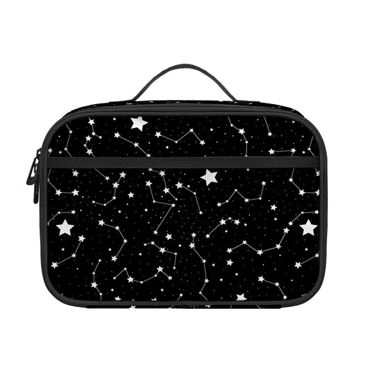 Star Constellations Pattern Print Portable Lunch Bag