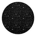 Star Constellations Pattern Print Round Blanket