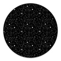 Star Constellations Pattern Print Round Floor Mat